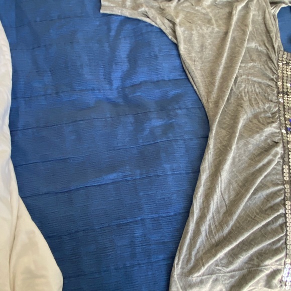 Gray and sequence s fashion top casual - Picture 3 of 6